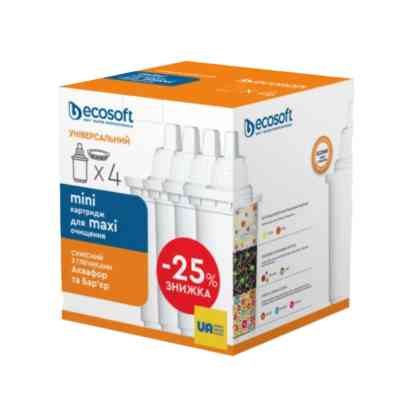 Картридж для фильтра кувшина Ecosoft К-т Картриджів для глечиків універсальний (3+1 ш (CRVKAB4ECO) Винница