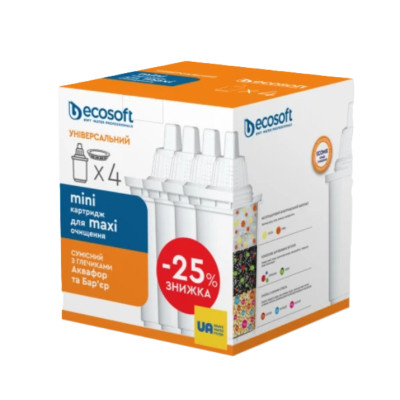Картридж для фильтра кувшина Ecosoft К-т Картриджів для глечиків універсальний (3+1 ш (CRVKAB4ECO) Винница - изображение 1