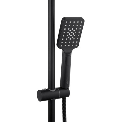 Душевой гарнитур Kroner Armada-SCH066 + змішувач Edelstahl Klassisch-SCH010 + трап лінійний Harz SCH60 Sektion Schwarz (CVS30169) Винница - изображение 12