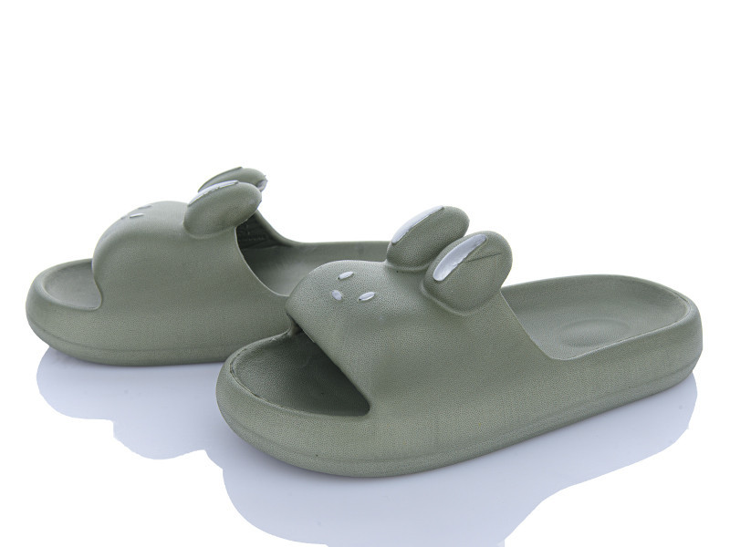 Жіночі шльопанці з піні на платформі товста підошва олива Одеса - фото 5