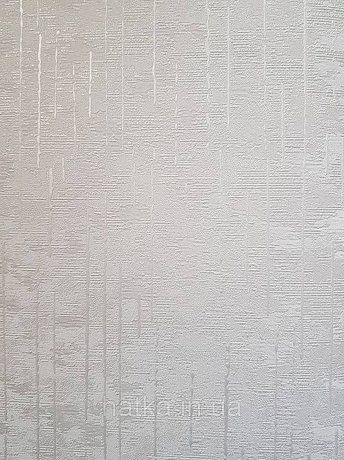 Шпалери метрові вінілові на флізеліні Sintra Structure під штукатурку бежеві золотисті смужки з глянцем 524022 Київ - фото 1