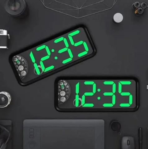 Цифровий настільний годинник DT-6508 з зеленим LED-підсвічуванням, будильником і термометром (7143) Одеса - фото 7