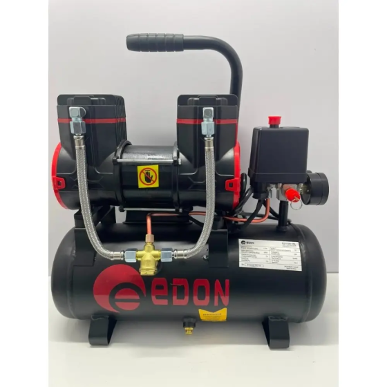Потужний компресор безмасляний Edon ED-1100-10L: ресивер 10л, 1.1 кВт. (ED1100-10L) Київ