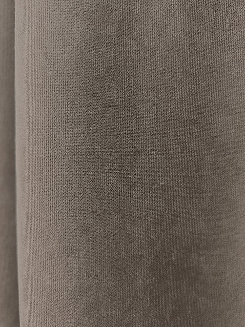 Комплект коротких штор VR-Textil Микровелюр Petek YL № 1707ш Какао 140х170 см 2 шт (35-0436) Киев - изображение 6