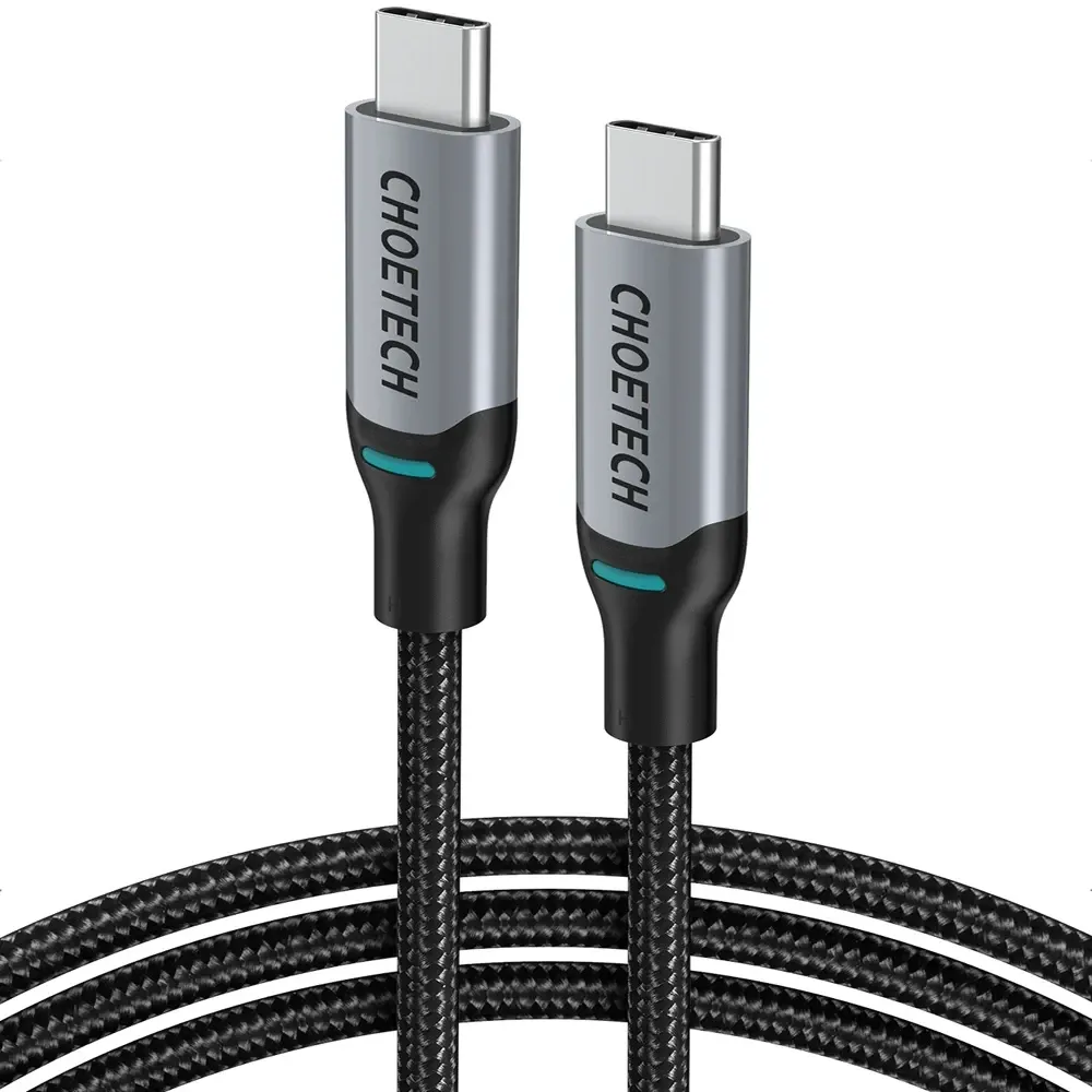 Кабель Choetech ХСС-1002 Black USB-C to USB-C PD100W 1.8m (43-00123) Київ - фото 4
