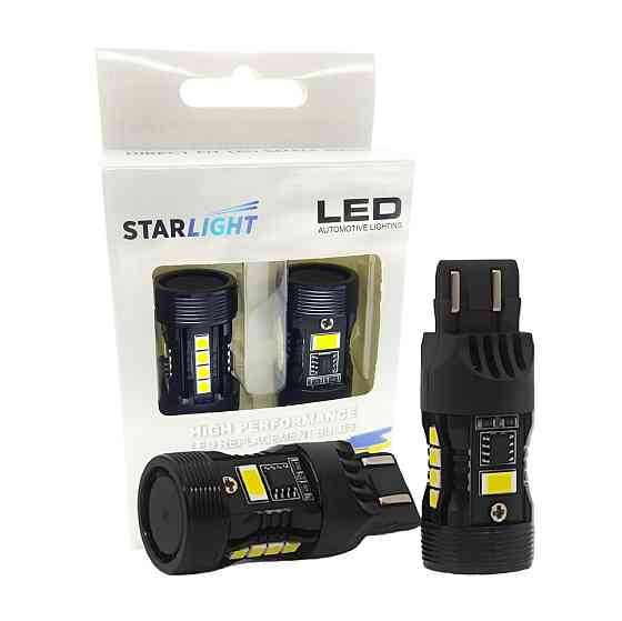 Комплект світлодіодних ламп StarLight LED SL-CB7 CANBUS W21/5W (7443) W3X16q WHITE 6000K 12V Харків