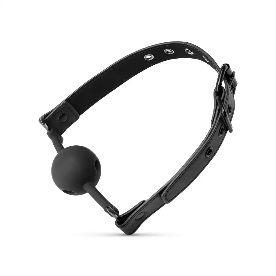 Кляп Bedroom Fantasies Ball Gag Breathable Silicone - Black Львів - фото 5
