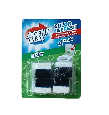 Agent Max очищуючі кубики для бачка унітазу Lesny 4*50 Агент макс Київ - фото 1