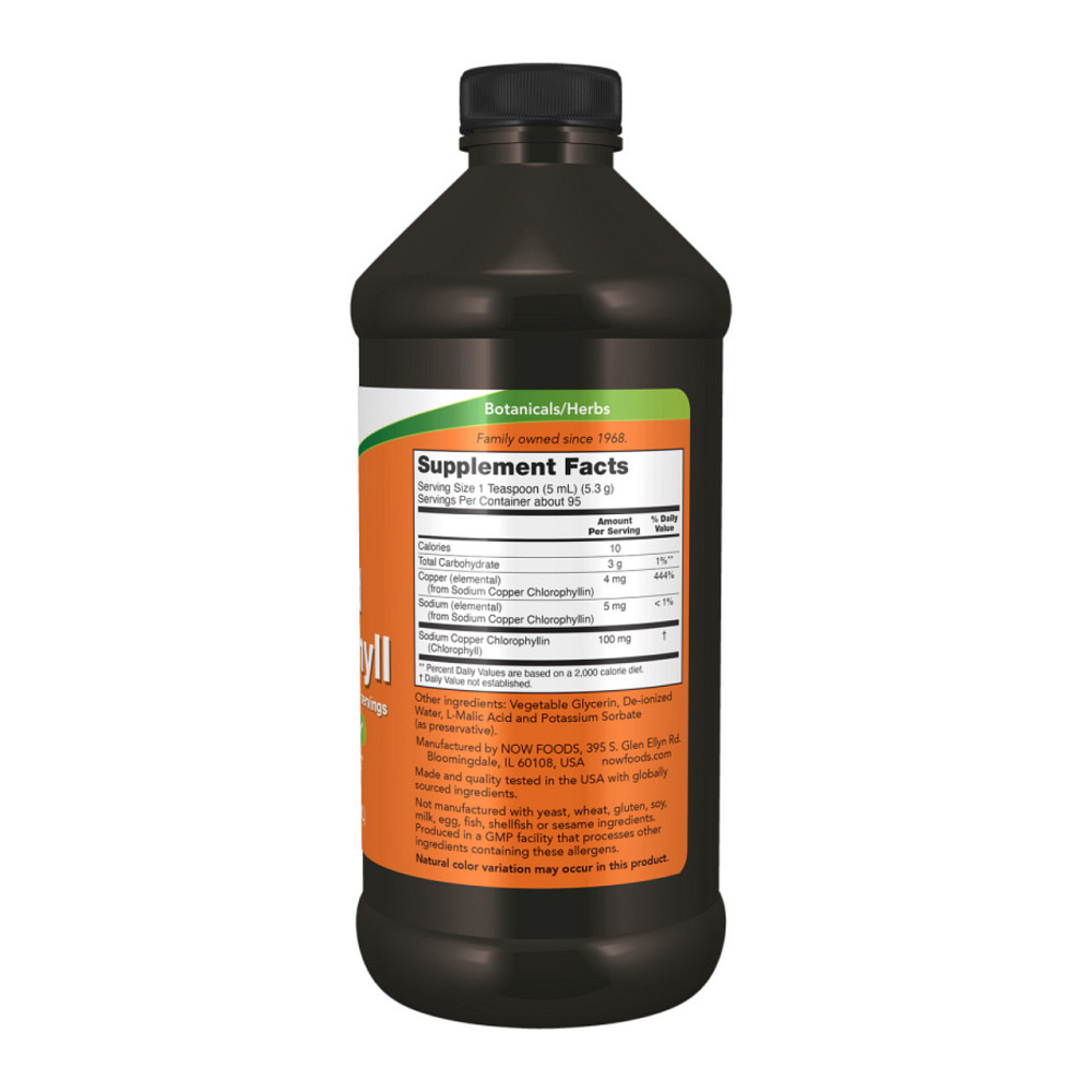 Хлорофилл Now Foods Liquid Chlorophyll 473ml мята Київ - фото 2