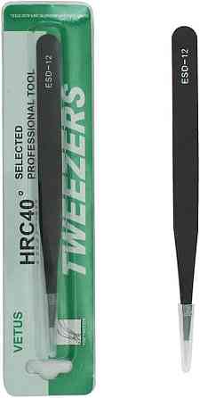 Набор пинцетов 6 шт PT.ESD-10–15, антистатические и антимагнитные, для электроники и ремонта Киев