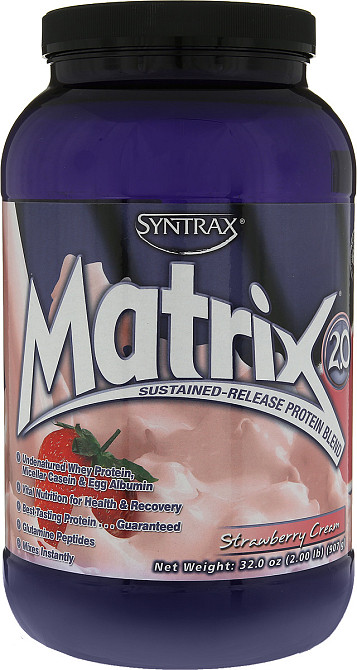 Протеин Syntrax Matrix 0.9 kg (Strawberry Cream) Луцк - изображение 1