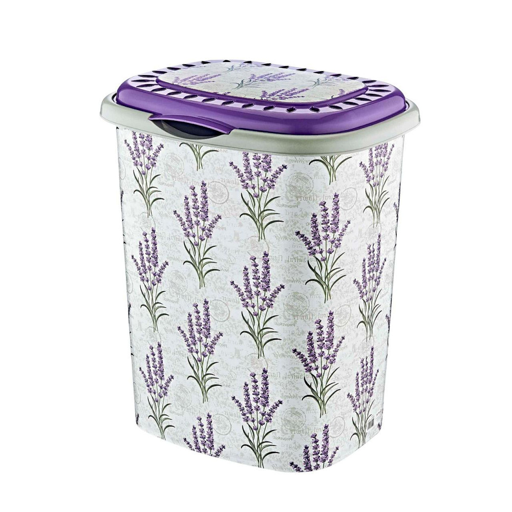 Корзина для белья 45л Лаванда Харьков - изображение 1