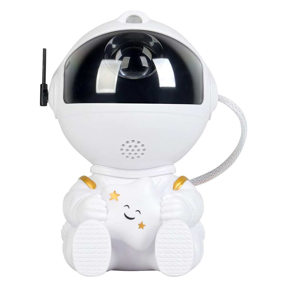Нічник-проектор зоряного неба Cosmo (Космонавт з зіркою, Білий) Николаев - изображение 2