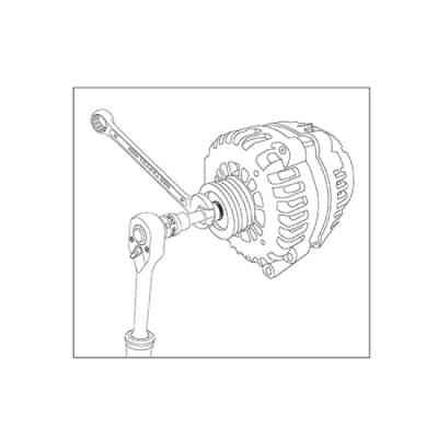 Автомобильный съемник Toptul шкива генератора 13шт. (JGAI1301) Винница