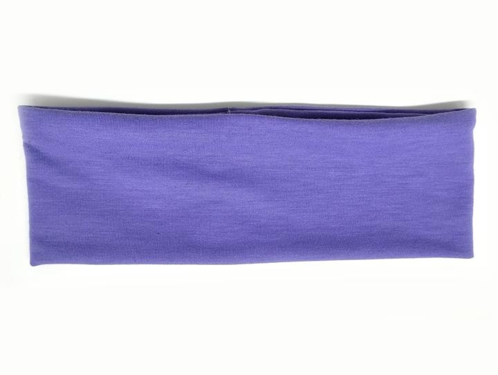 Пов'язка на голову трикотажна фіолетова Київ - фото 1