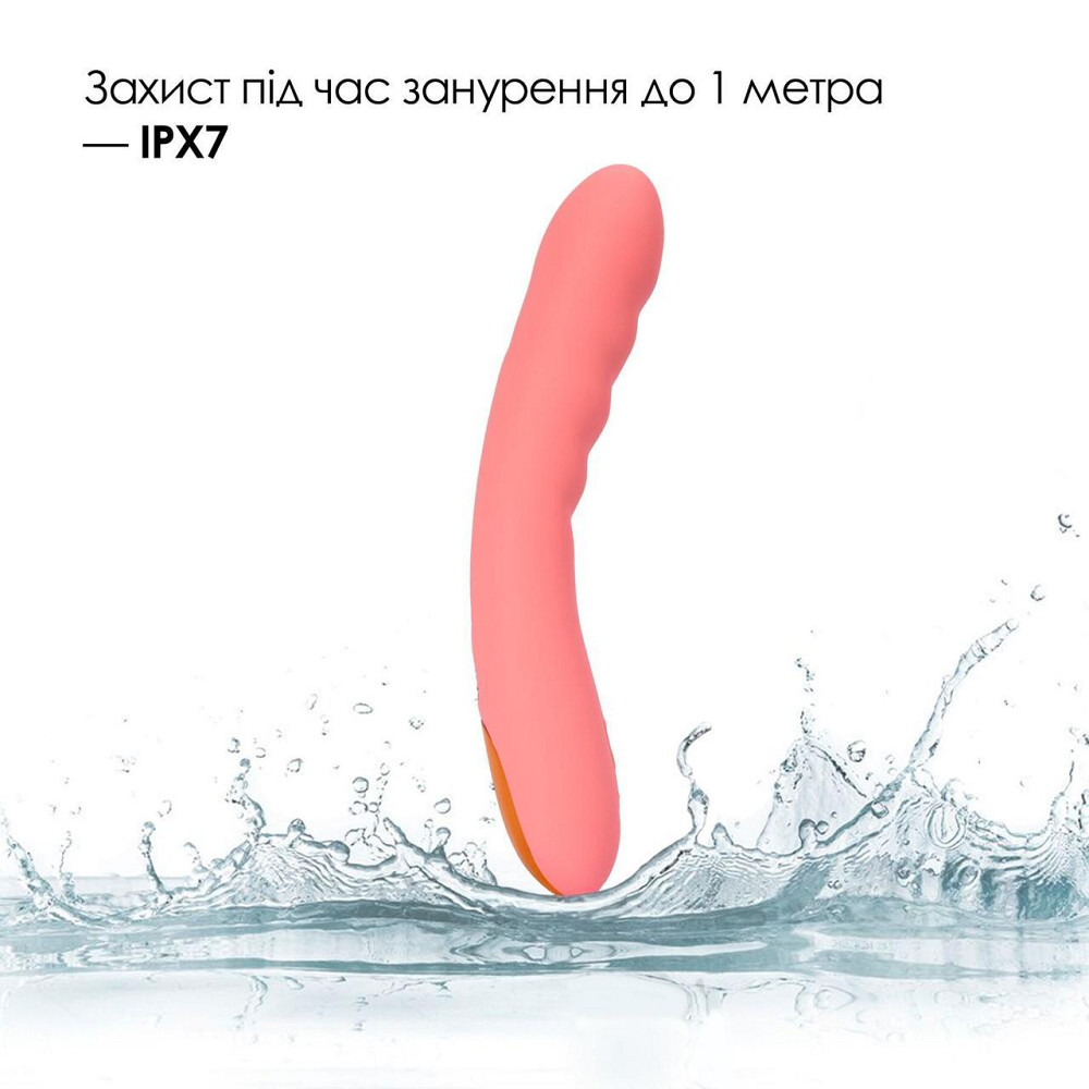 Смарт-вибратор с пульсацией Svakom Ava Neo Peach Pink, 15 режимов работы, водонепроницаемый Sex Aura Киев - изображение 8