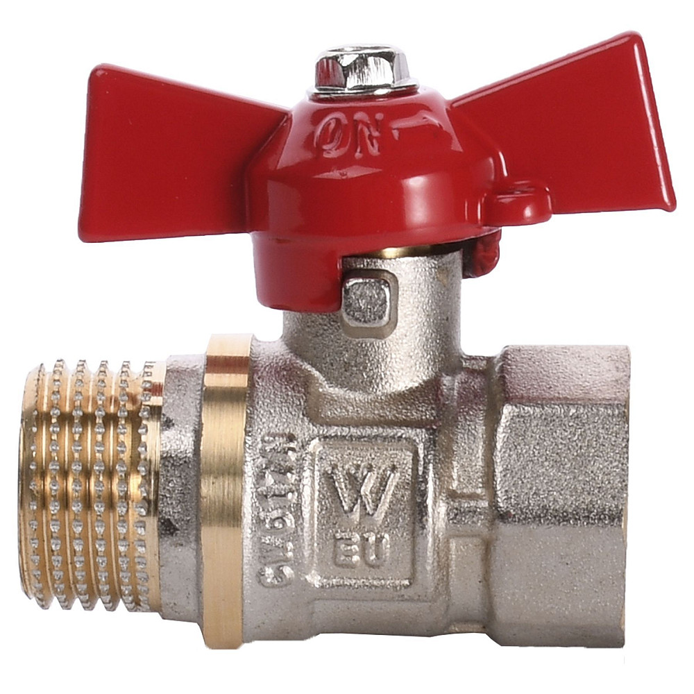 Кран кульовий прямий WATER VALVE 1/2″ ЗВ КБ NV-V Q002 Луцьк - фото 3