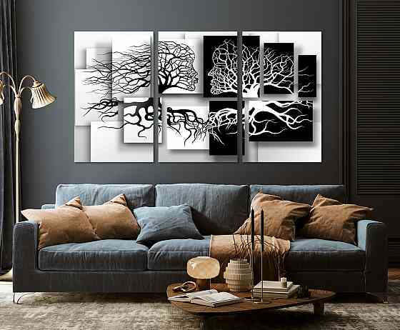 Модульная картина в гостиную / спальню   Люди  ART-003_3A Киев