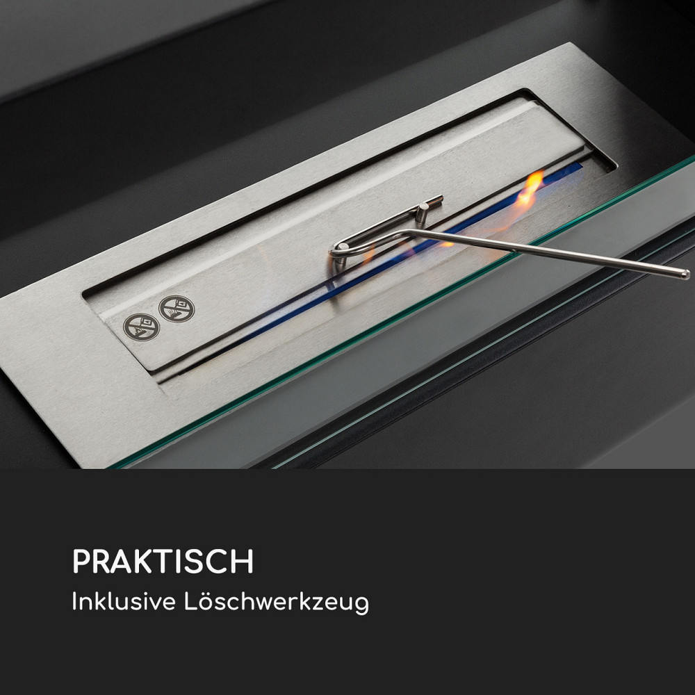 Fiamme Scopi этаноловый камин горелка из нержавеющей стали 3 литра 5-6 часов время горения черный (Германия, Ровно - изображение 10