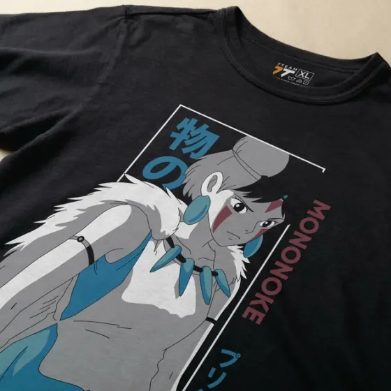 Футболка чоловіча з  принтом Принцеса Мононоке 2 Розмір 48 Anime0975 Дніпро