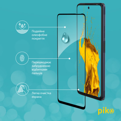 Стекло защитное Piko Full Glue Tecno Pova (1283126515248) Винница - изображение 5