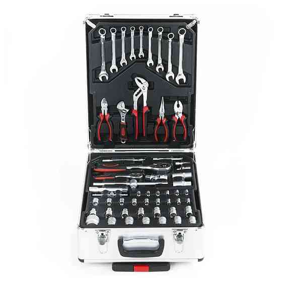 Набір автоінструменту у візку на 408 предметів / Набір інструменту для авто / Набір головок з тріскачкою Київ