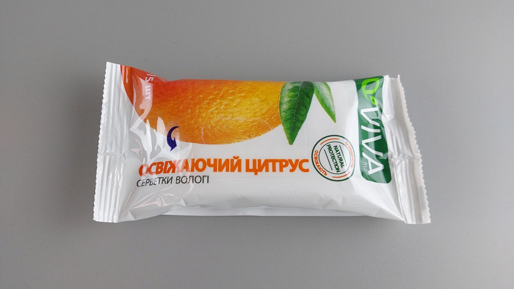 Влажная салфетка  15 шт 