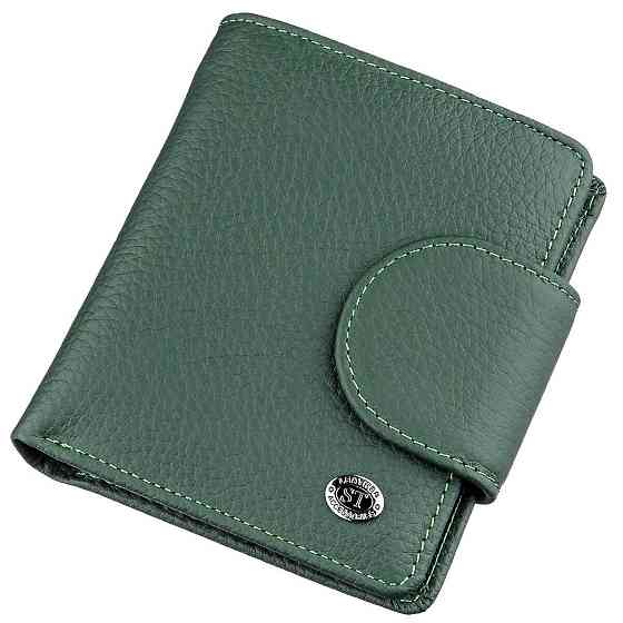 Кошелек женский компактный ST Leather 18959 Зеленый Киев