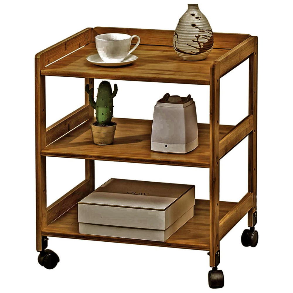 Этажерка для ванной на колёсиках 