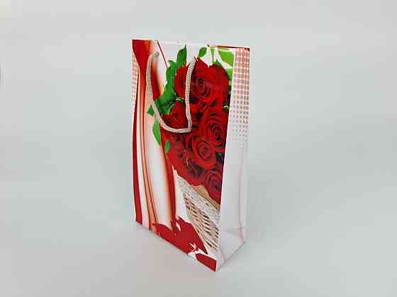 Паперовий пакет подарунковий Середній 17/26/8 (артSV-059) (12 шт.) Харків