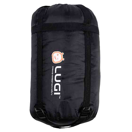 Водонепроникний спальний мішок з капюшоном, сірий Київ