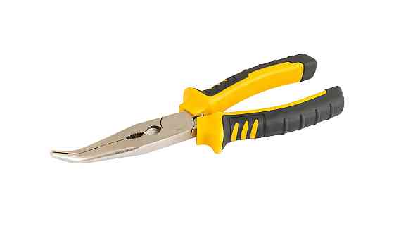 MASTERTOOL Щипці вигнуті MASTERTOOL 200 мм С55/HRC 45~50 23-3200 Коломия