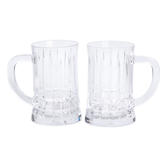 Набор стеклянных пивных бокалов 2 шт 530 мл Киев