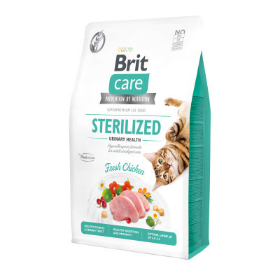 Сухий корм для кішок Brit Care Cat GF Sterilized Urinary Health 2 кг (8595602540730) Вінниця - фото 1