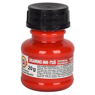 Туш для креслення Koh-i-Noor 20г червона (1417004) Вінниця - фото 1