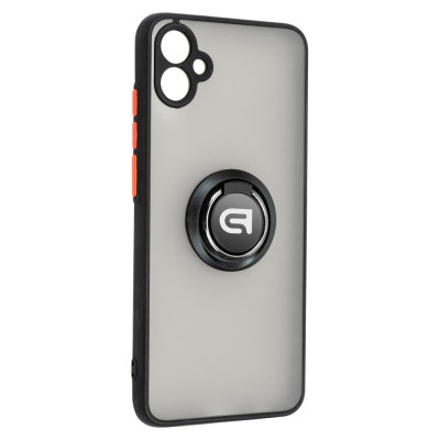 Чехол для мобильного телефона Armorstandart Frosted Matte Ring Samsung A04e (A042) Black (ARM68346) Винница - изображение 1
