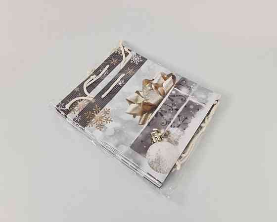 Пакеты бумажные подарочные , новогодние Квадрат 23*24*10- 16 (12 шт) Харьков