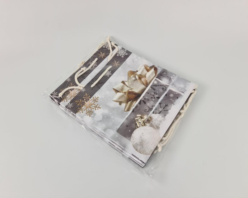 Пакеты бумажные подарочные , новогодние Квадрат 23*24*10- 16 (12 шт) Харьков - изображение 4