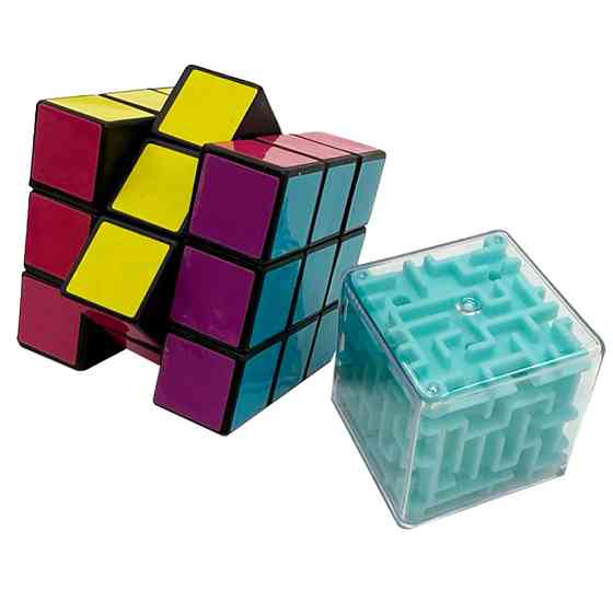 Набір головоломок 2 в 1 "Лабіринт-Кубик" IGR119, розмір 4х4 Вінниця