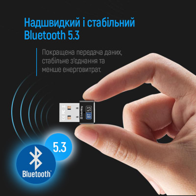 Bluetooth-адаптер ColorWay BT 5.3 (CW-AD-BT53) Винница - изображение 2