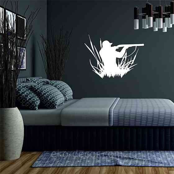 Декоративне настінне Панно «Полювання», Декор на стіну 110*81 см, Білий Київ