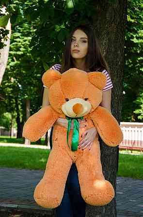 М'яка  іграшка подарунок на 8 березня плюшевий ведмедик Рафаель 100 см Карамельний Тернопіль