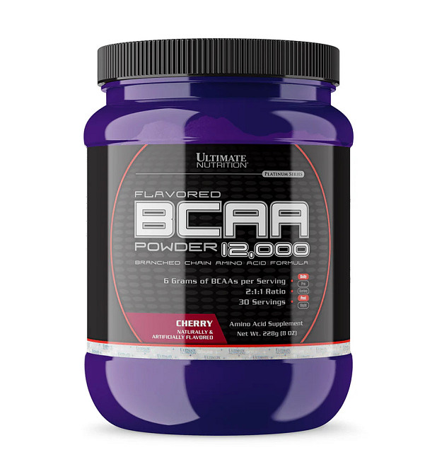 Амінокислоти Ultimate nutrition BCAA 12,000 228 г, Cherry Луцьк - фото 1