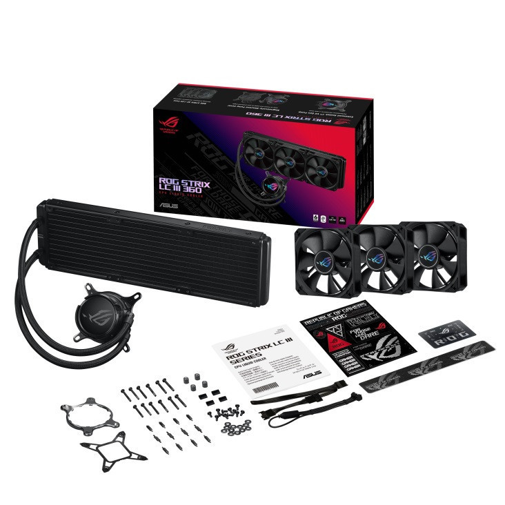 Система водяного охолодження Asus ROG Strix LC III 360 (90RC00T0-M0UAY0) ( Чорний ) Харків - фото 7