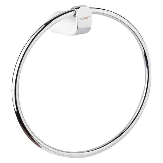 Тримач для рушників GARDA Ø213мм кільце CORSO (W) (9680539) Київ