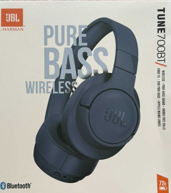Беспроводные наушники JBL TUNE 700BT BLUE / СИНИ НОВЫЕ. Харьков - изображение 4