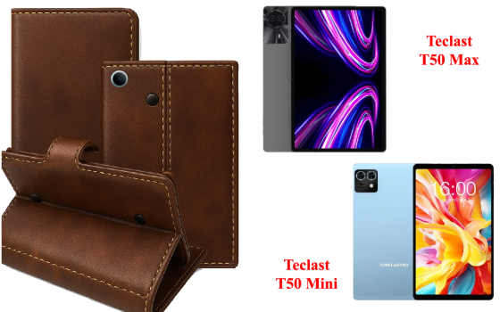 Книжка-трансформер для планшета Teclast T50 Max, Teclast T50 Mini, колір Black Buno-Red Київ