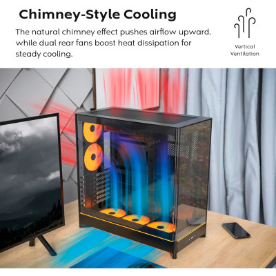 Корпус MONTECH HS02 (B) Винница - изображение 6