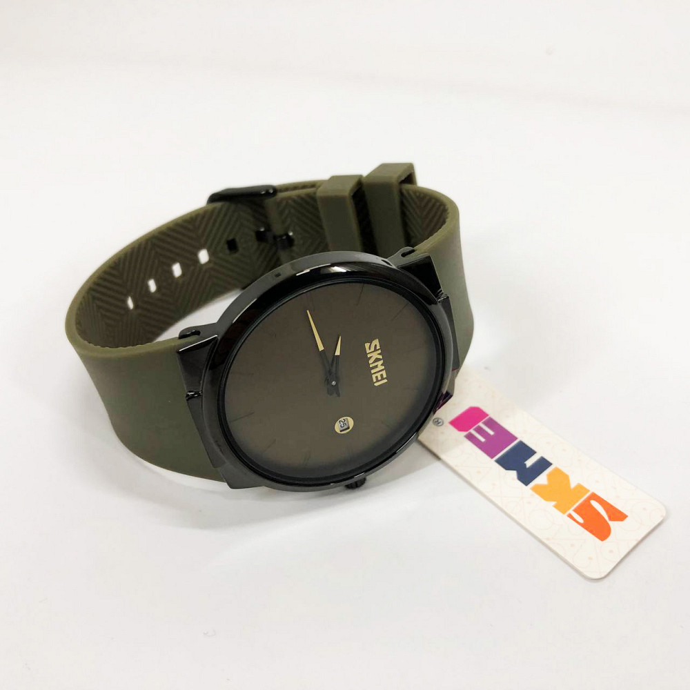 Брендовые мужские часы на подарок SKMEI 1509AG, Элегантные часы для мужчин кварцевые мужские TK-12 Львов - изображение 12