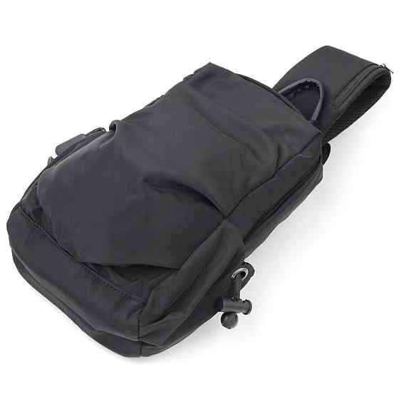 Універсальна чоловіча текстильна сумка Vintage 20576 Чорний Київ